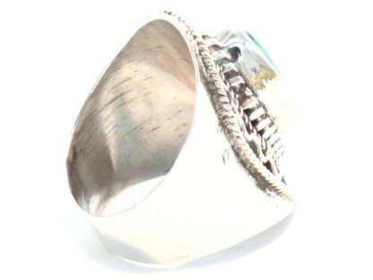 anello in argento e turchese